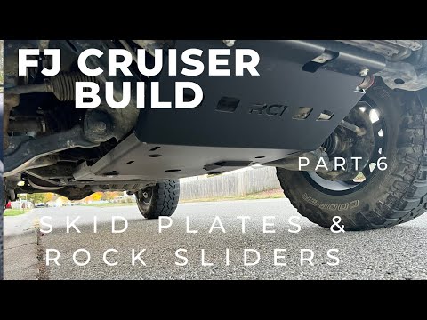 FJ Cruiser Build Part 6: RCI Skid Plates & Rock Sliders!
