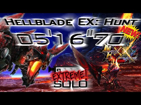 MHXX - Hellblade Glavenus EX【5'16"70】Solo Brave Heroics Great Sword【Citra】