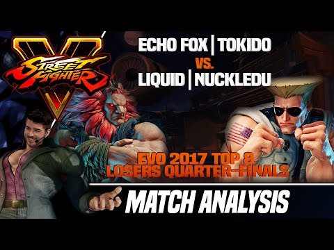 SFV Match Analysis: EVO 2017 - Tokido vs. NuckleDu