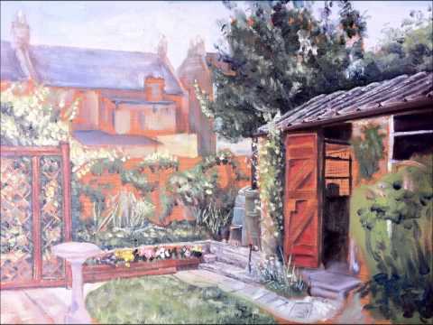 "Garden" by Jon Barker: Stages of painting time lapse