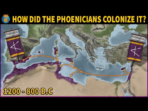 How did the Phoenicians Colonize the Mediterranean Sea?