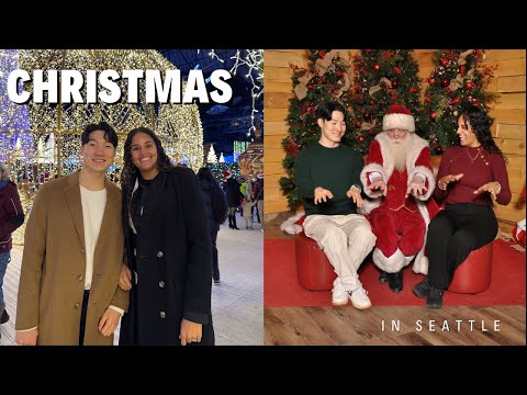 Christmas in Seattle | He finally met Santa | 2024