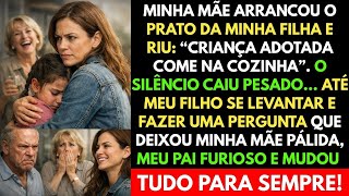 MINHA MÃE ENVERGONHOU MINHA FILHA NO CHURRASCO. UMA PERGUNTA INFANTIL DESMONTOU A FAMÍLIA INTEIRA!