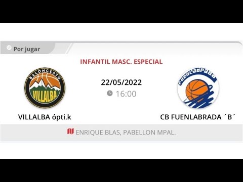 Infantil masc 08 B VILLALBA OPTI.K - FUENLABRADA