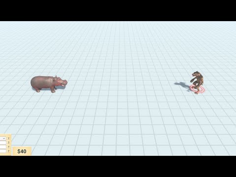 Giant Baby Hippo vs all units - Animal Revolt Battle Simulator