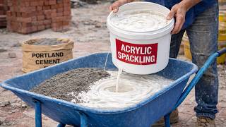 Mix CEMENT with ACRYLIC SPACKLING and create a globally recognized work of art!