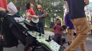 Oldtime Max & Maggie Hoedown at Freedom Parkway Farmers Market - Dancing Kids