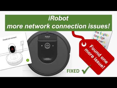 iRobot WiFi connection - Nothing worked? One more solution! Fixed in under 1 minute! + Roomba + J7