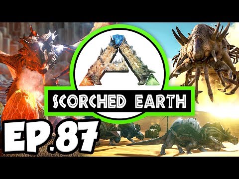 ARK: Scorched Earth Ep.87 - WYVERN DINOSAURS GROWTH, GREENHOUSE EXPAND!! (Modded Dinosaurs Gameplay)