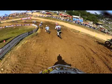 GoPro HD: Josh Grant Moto 2 Lap 2012 Lucas Oil Pro Motocross Championship High Point