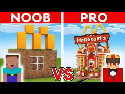 Ich PRANKE meinen FREUND in einer MCDONALDS HAUS BAU CHALLENGE! - Minecraft