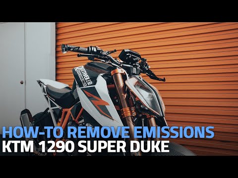 HOW-TO REMOVE EMISSIONS - KTM SUPER DUKE 1290 - ROTTWEILER PERFORMANCE