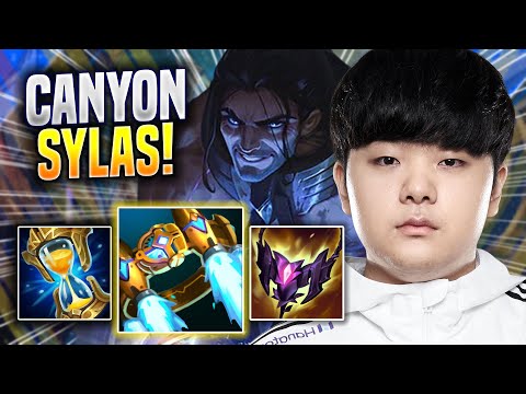 CANYON TRIES NEW SYLAS BUILD! - DK Canyon Plays Sylas JUNGLE vs Ekko! | Season 2023