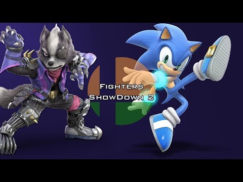 Louve (Wolf/Samus) vs Gold (Sonic/Toon Link) - Fighters ShowDown 2
