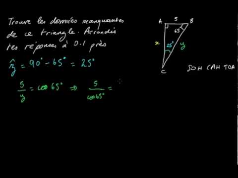 comment trouver triangle rectangle