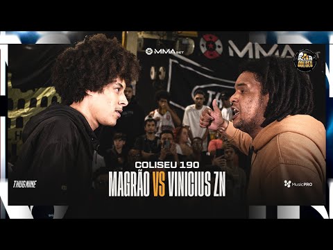 (REVANCHE 🔥🔥) MAGRÃO (SP) X VINICIUS ZN (PE) - SEMIFINAL - BATALHA DO COLISEU - EDIÇÃO 190
