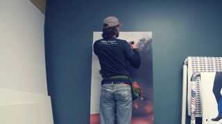 How To Install Large Restickable StickleMe Wall Graphics