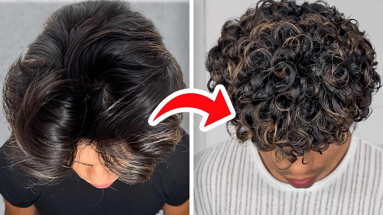 My Natural Wavy to Curly Hair Routine