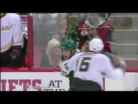 George Parros vs Brad Staubitz Nov 17, 2010