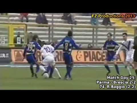 Serie A 2003-2004, day 25 Parma - Brescia 2-2 (R.Baggio goal)