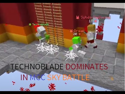 @Technoblade dominates everyone in MCC 10 sky battle!!!!