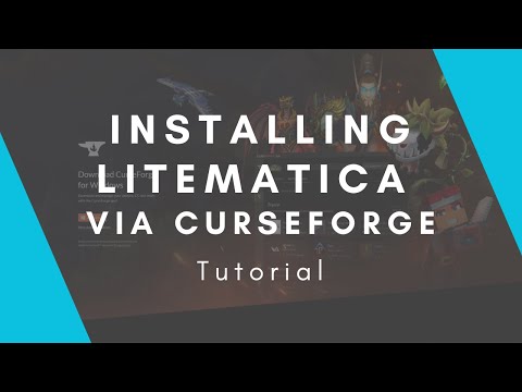 Installing Litematica Via Curseforge Tutorial Alttd