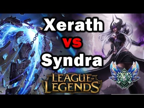 League of Legends - Xerath vs Syndra Diamond Gameplay Season 5