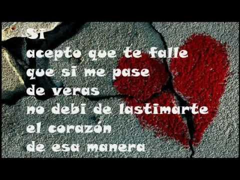 Por eso te destroce el corazón  "La Leyenda"  LETRA.
