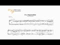 Oscar Peterson - It's Impossible (Jazz Transcription) - My Jazz Sheet Music Transcriptions Oscar Peterson - It's Impossible (Jazz Transcription)