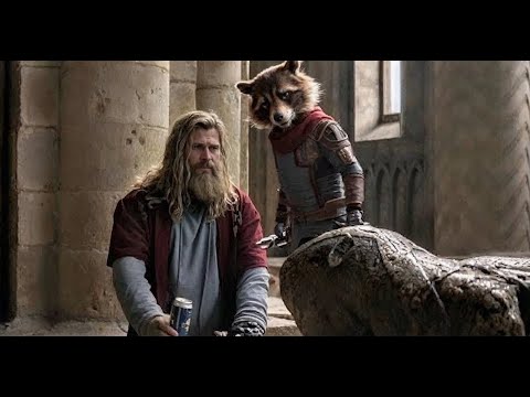 Thor Revisits Asgard with Rocket | Avengers: Endgame Time Heist Scene
