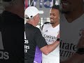 Happy to be back | Militão & Ancelotti #realmadridshorts #shorts