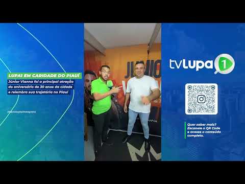 Júnior Vianna foi a principal atração do aniversário de 30 anos da cidade e relembra sua trajetória: