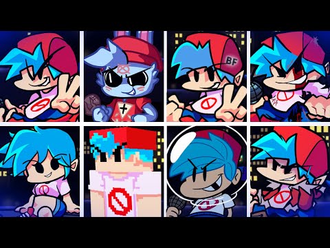 Different versions and skins of BF sing Headache || BF Appreciation 8