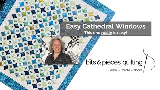 Easy Cathedral Windows - This one REALLY is EASY!