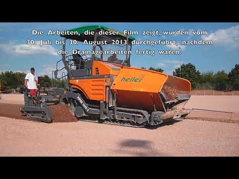 Sportplatzbau, Fußballfeld mit Kunstrasen