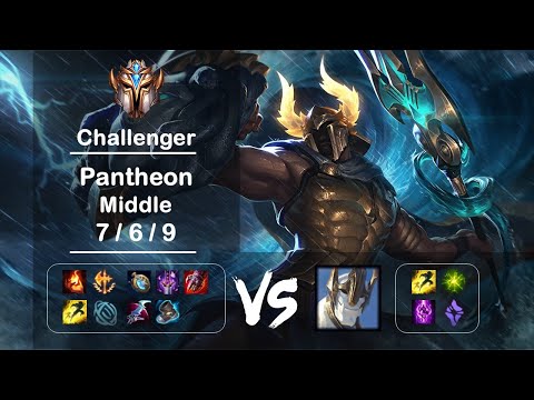 [4K] KR Challenger Middle Pantheon vs Galio Ep.1676