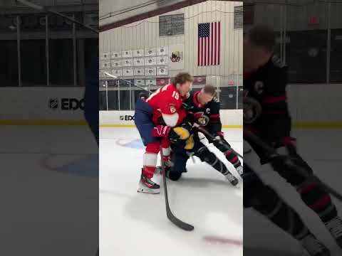 Training with the Tkachuk brothers 🏒