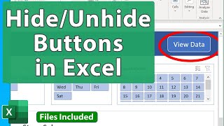 Custom Buttons to Hide &amp; Show Worksheets in Excel - VBA Quickie 11