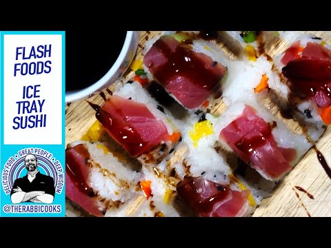 TRC!? Flash Foods: Ice Cube Tray Sushi!