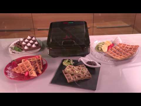 Keptuvo plokštelės Tefal XA800512 (Nr.5 Vafliai) video