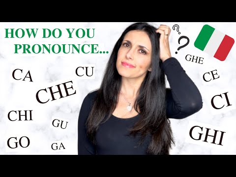 Hardest Italian pronunciations for English people  I  How to pronounce GHI, CI, CHE, GHE, CE...