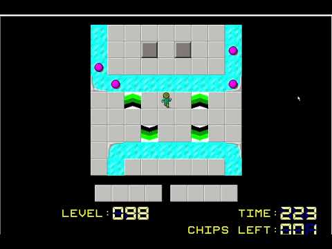 Chip's Challenge - Level 98 - Shrinking