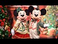 Mickey Minnie Greet Us In Very Merry Christmas Parade Costumes At Disney Holidays 2019 Media Event