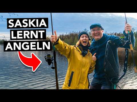Anfängerin lernt Raubfischangeln im Winter 🎣 Tipps für Köder, Spots & Ausrüstung
