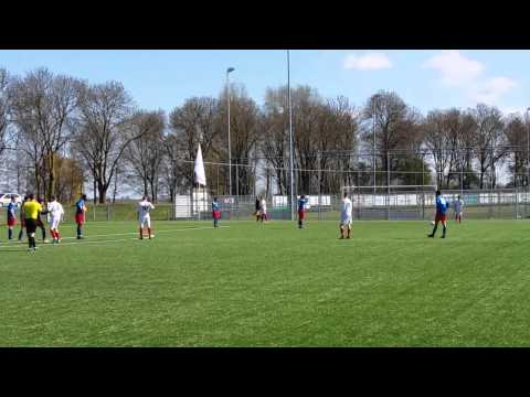 Schoonhoven B1 - Zwervers, IJVV de B1 (18-04-2015)
