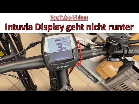 Bosch Intuvia Display herunter nehmen - Diebstahlschraube/Sicherungsschraube selbst entfernen