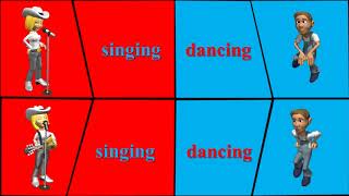 Present Continuous Tense / SONG for Kids