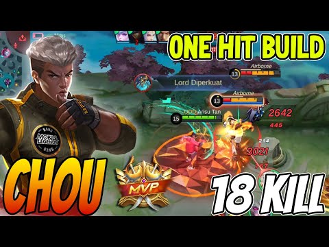 CHOU ONE HIT DELETE BUILD FULL DAMAGE - Chou Best Build 2022 ~ MLBB