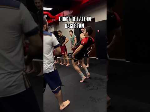 NEVER be late in Dagestan 😬 - [NurmagomedovMMASchool]