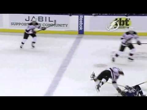 David Clarkson flattens Martin St. Louis [HD]